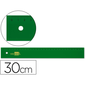 Regla liderpapel 30 cm...