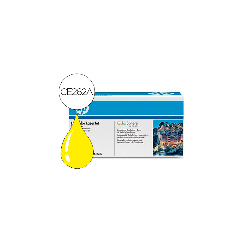 Toner hp color laserjet cp4025/cp4525 -ce262a- amarillo 11.000 pags
