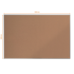 Pizarra corcho nobo essence marco aluminio 180x120 cm