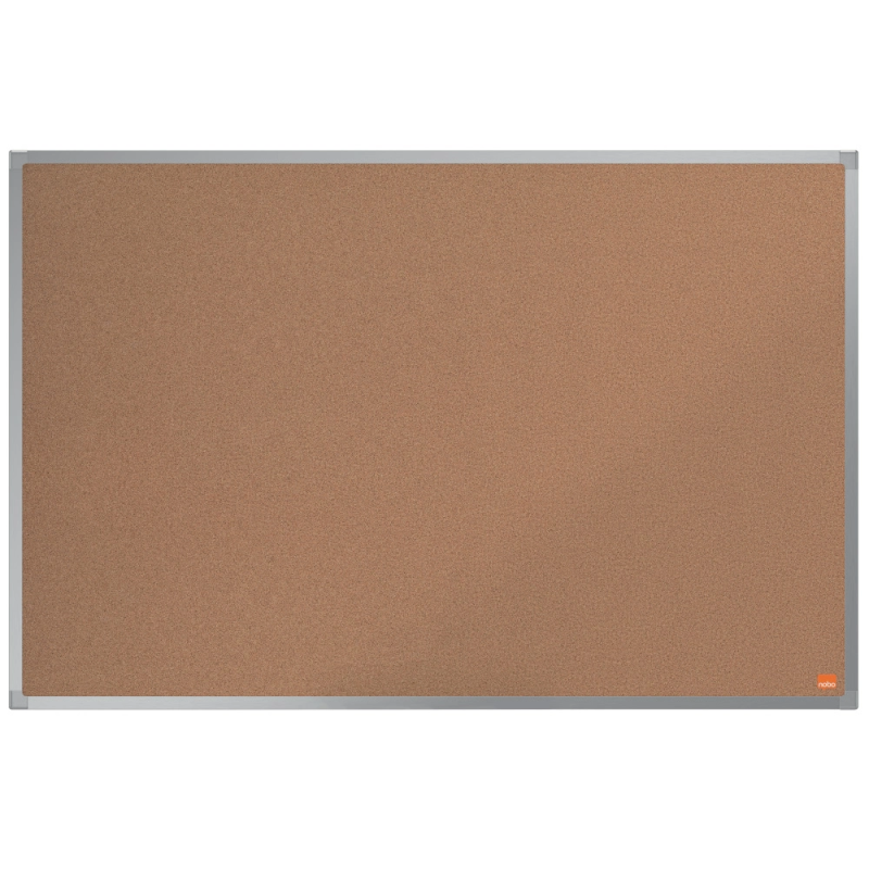 Pizarra corcho nobo essence marco aluminio 90x60 cm
