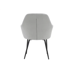 Silla q-connect confidente siemione base metalica alt max 820 anc 570 prof 580 color gris claro