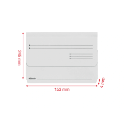 Subcarpeta cartulina esselte pocket folio color azul 275 gr