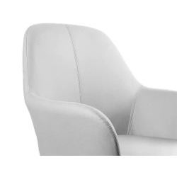 Silla q-connect confidente siemione base metalica alt max 820 anc 570 prof 580 color gris claro