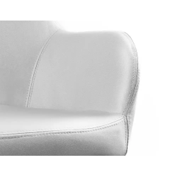 Silla q-connect confidente siemione base metalica alt max 820 anc 570 prof 580 color gris claro