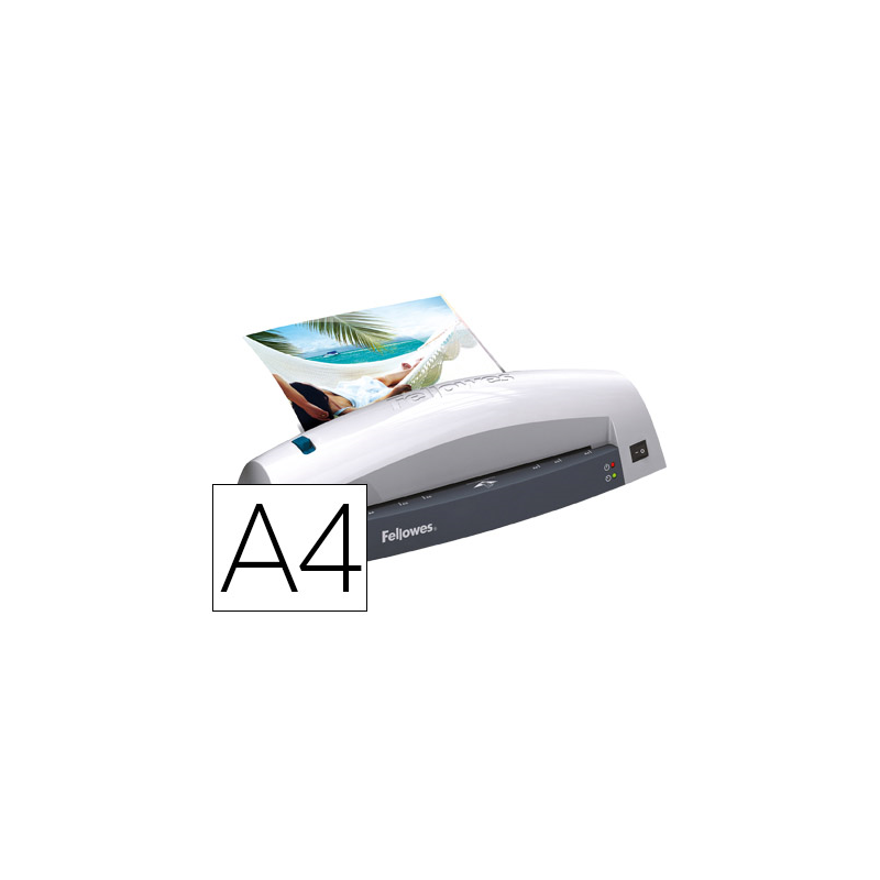 Plastificadora fellowes lunar din a4 2 rodillos hasta 125 mc