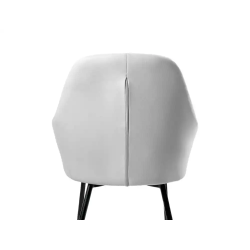 Silla q-connect confidente siemione base metalica alt max 820 anc 570 prof 580 color gris claro