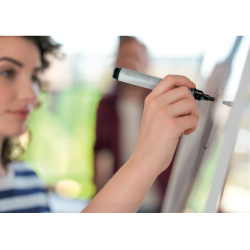 Rotulador nobo para pizarra cristal bolsa de 4 unidades colores surtidos