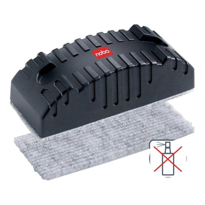 Recambio para borrador de pizarra blanca nobo pack de 10 unidades