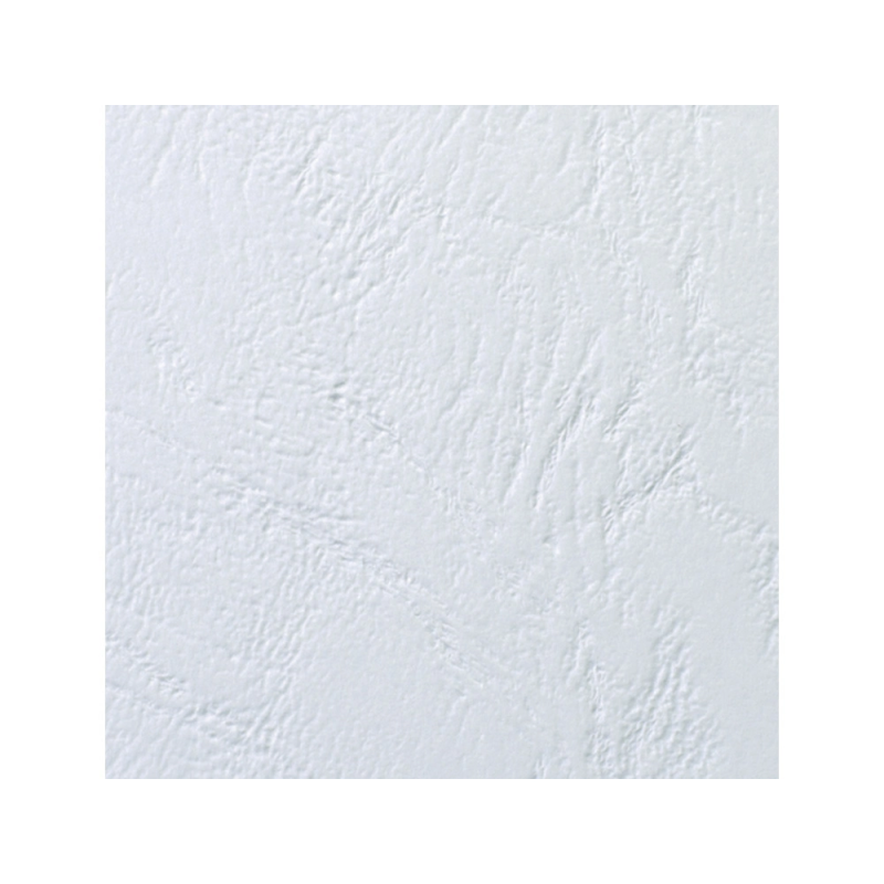 Tapa de encuadernacion gbc din a4 antelope simil piel 250 gr color blanco caja de 100 unidades