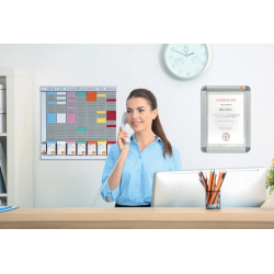 Ficha t para plannings nobo indice 3 cartulina 170 gr color naranja pack de 100 unidades