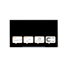Pizarra cristal nobo impression pro 85/' magnetica negro 1883x1059 mm