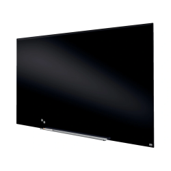 Pizarra cristal nobo impression pro 85/' magnetica negro 1883x1059 mm