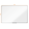 Pizarra blanca nobo essence melamina 150x100 cm