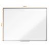 Pizarra blanca nobo essence melamina 120x90 cm