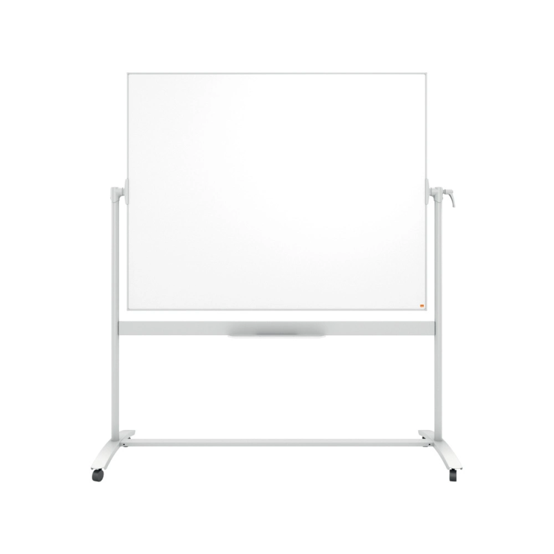 Pizarra blanca nobo classic acero vitrificado movil 150x120 cm