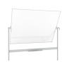 Pizarra blanca nobo classic acero vitrificado movil 150x120 cm