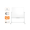 Pizarra blanca nobo classic acero vitrificado movil 150x120 cm