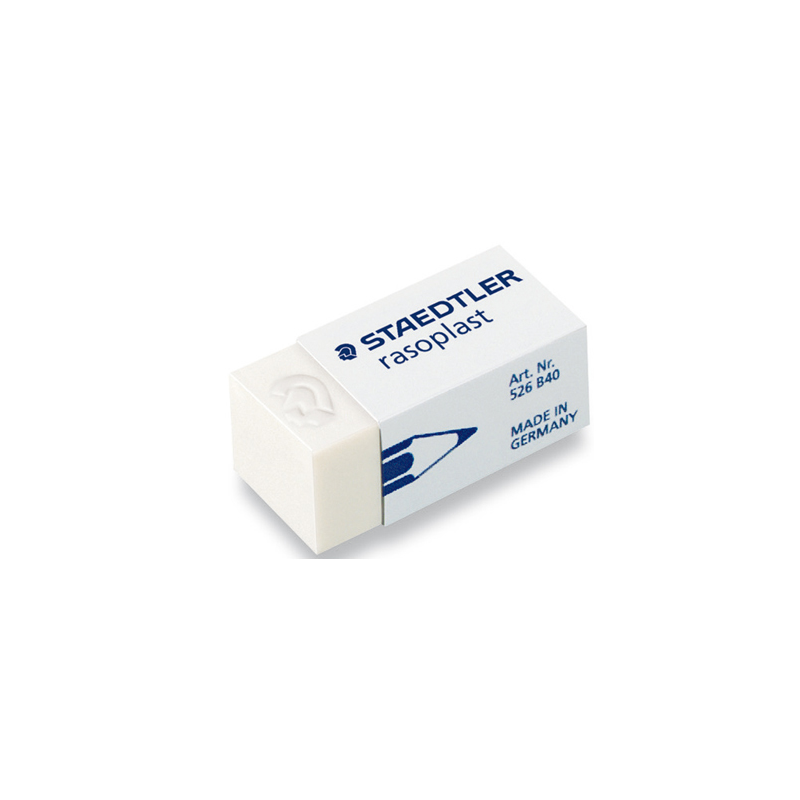 Goma de borrar staedtler 526 b40 plastico unidad