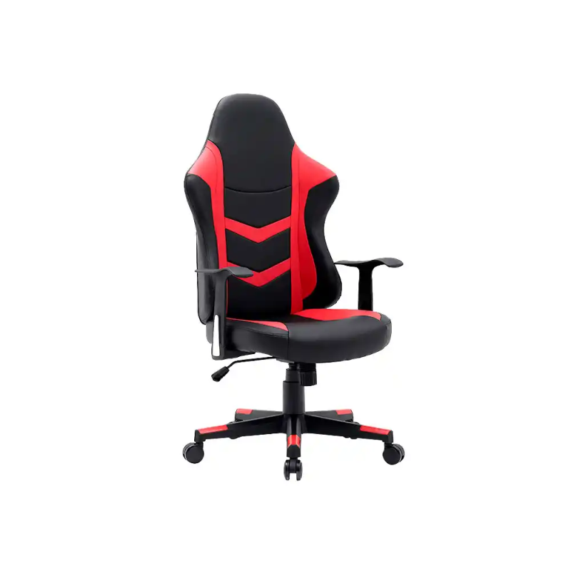 Silla q-connect gaming orvieto simil piel base nylon alt max 1200 anc 650 prof 650 mm ruedas premium negro rojo