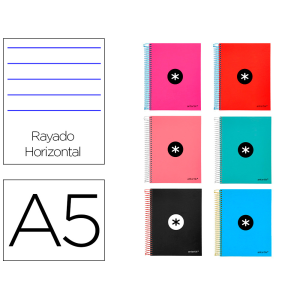 Cuaderno espiral a5 micro...