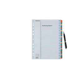 Separador numerico esselte cartulina 1-31 juego de 31 separadores din a4 multitaladro