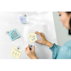 Iman para sujecion nobo 32 mm transparente 32 mm pack de 10 unidades