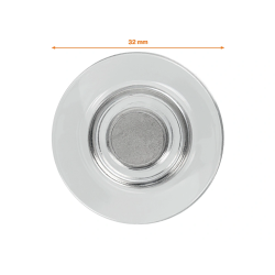 Iman para sujecion nobo 32 mm transparente 32 mm pack de 10 unidades