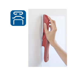 Grapadora rapid f16 capacidad 30 hojas usa grapas 24/6 y 26/6 color rojo