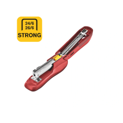 Grapadora rapid f16 capacidad 30 hojas usa grapas 24/6 y 26/6 color rojo