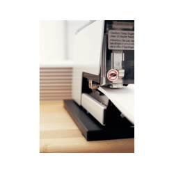 Grapadora electrica rapid 105e capacidad 50 hojas usa grapas 66/6-8 mm color blanco/negro