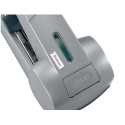 Grapadora petrus 1500 capacidad 120 hojas usa grapas 23/15xl color plata