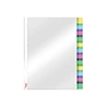 Funda multitaladro esselte con pestañas din a4 polipropileno cristal con refuerzo 85 mc pack de 12