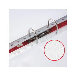 Funda multitaladro esselte din a4 polipropileno piel de naranja con refuerzo bolsa de 100 unidades