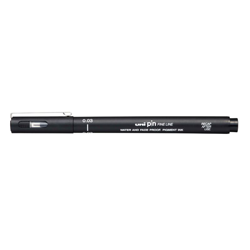 Rotulador uni pin calibrado pin003-200 negro