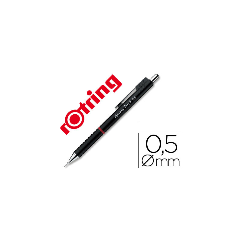 Portaminas rotring tikky 0,5 mm negro