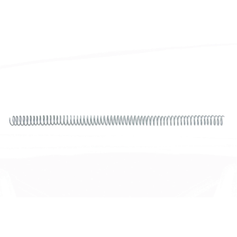 Espiral metalico gbc 18mm color negro caja de 100 unidades