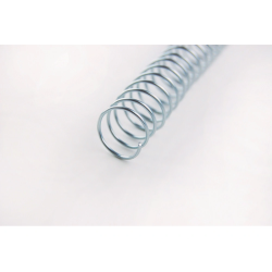 Espiral metalico gbc 18mm color negro caja de 100 unidades