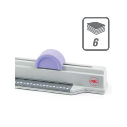 Encuadernadora clickman gbc perfora 6 hojas encuaderna 145 hojas