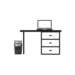 Destructora de documentos rexel momentum x410sl negro/plata