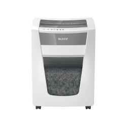 Destructora de documentos leitz iq office pro p4 blanco/plata