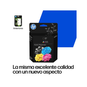 Ink-jet hp pack 302 negro +...