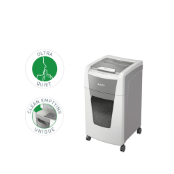 Destructora de documentos leitz iq auto+ office 300 p5 blanca