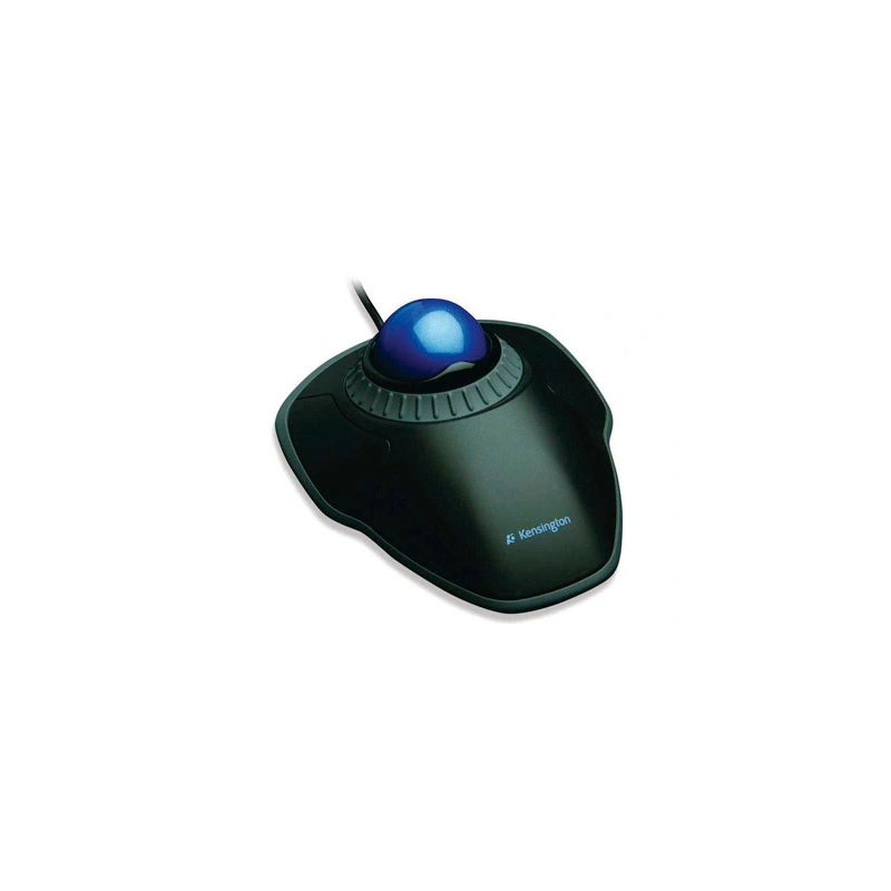 Raton trackball kensington optico orbit con rueda desplazamiento usb cable 150 cm