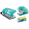 Grapadora rapid mini baby ray colour ice f4 capacidad 10 hojas usa grapas 24/6 y 26/6 color verde en blister