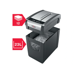 Destructora de documentos rexel momentum x312sl capacidad de corte 12 hojas destruye grapas y clips 23