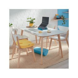 Reposapies de escritorio leitz active ergo cosy color gris 260x140x405 mm