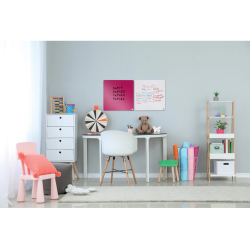 Pizarra nobo magnetica para el hogar color blanco 360x360 mm