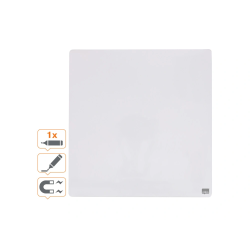 Pizarra nobo magnetica para el hogar color blanco 360x360 mm