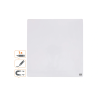 Pizarra nobo magnetica para el hogar color blanco 360x360 mm