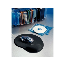 Alfombrilla para raton esselte all in one con reposamulecas gel color azul 300x35x260 mm